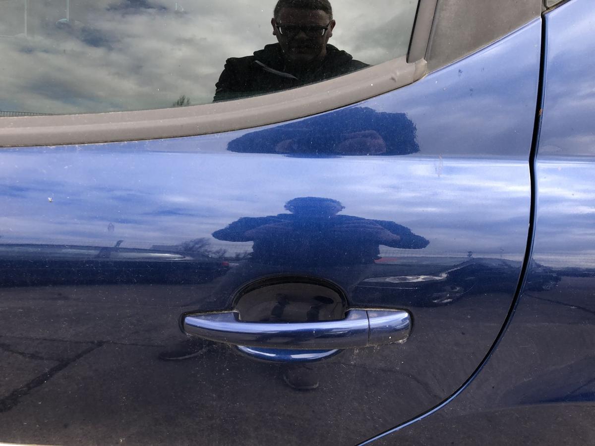 Peugeot 207SW T&uuml;r hinten links Fondt&uuml;r Kombi im Rohbau KPL Montebello blau