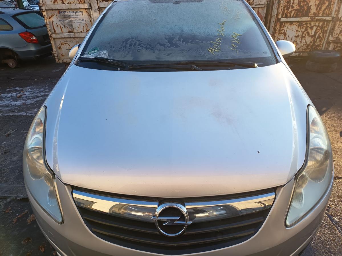 Opel Corsa D original Motorhaube Klappe/Deckel vorn/Front Z157 Starsilber Bj 07