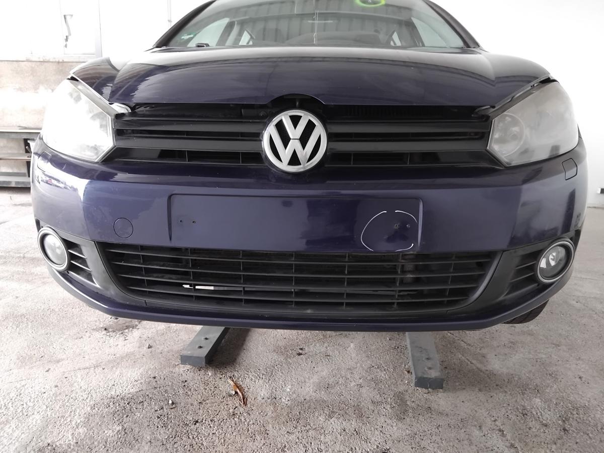 VW Golf 6 original Stoßfänger Stoßstange vorn SRA LD5Q Shadow Blue BJ2010