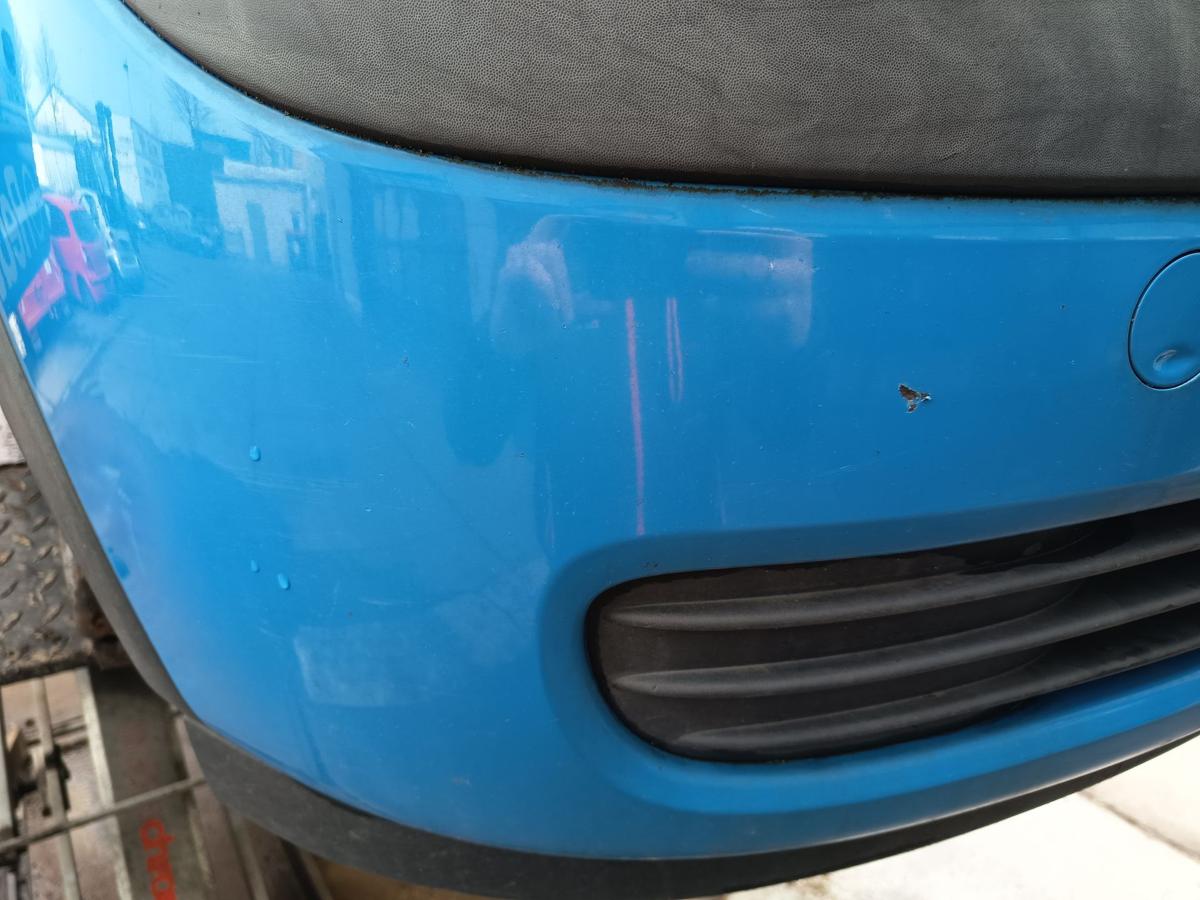 Opel Corsa C original Sto&szlig;stange F&auml;nger vorn Front Z20A Arubablau Bj 2001