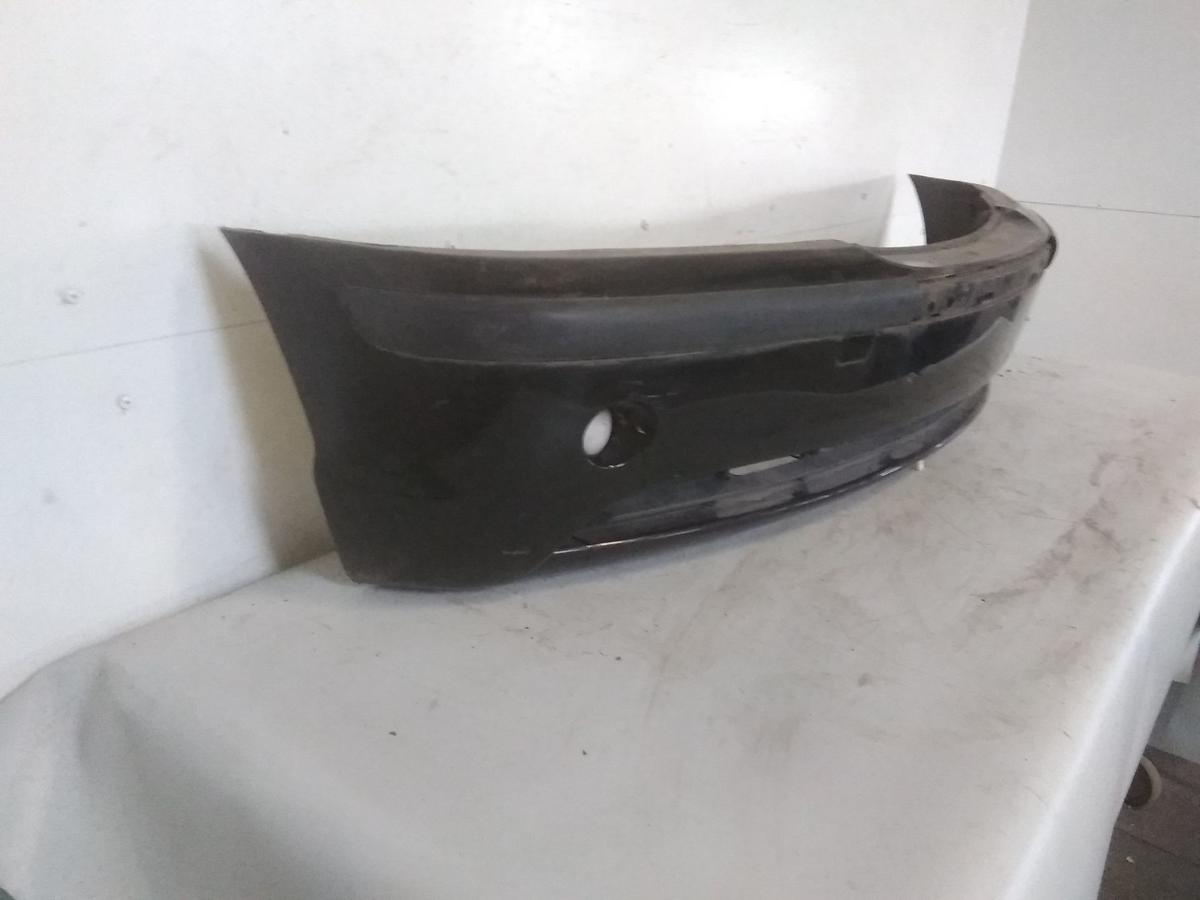 BMW 3er E46 Facelift original Stoßstange Stossfänger vorn schwarz II 668 BJ2003