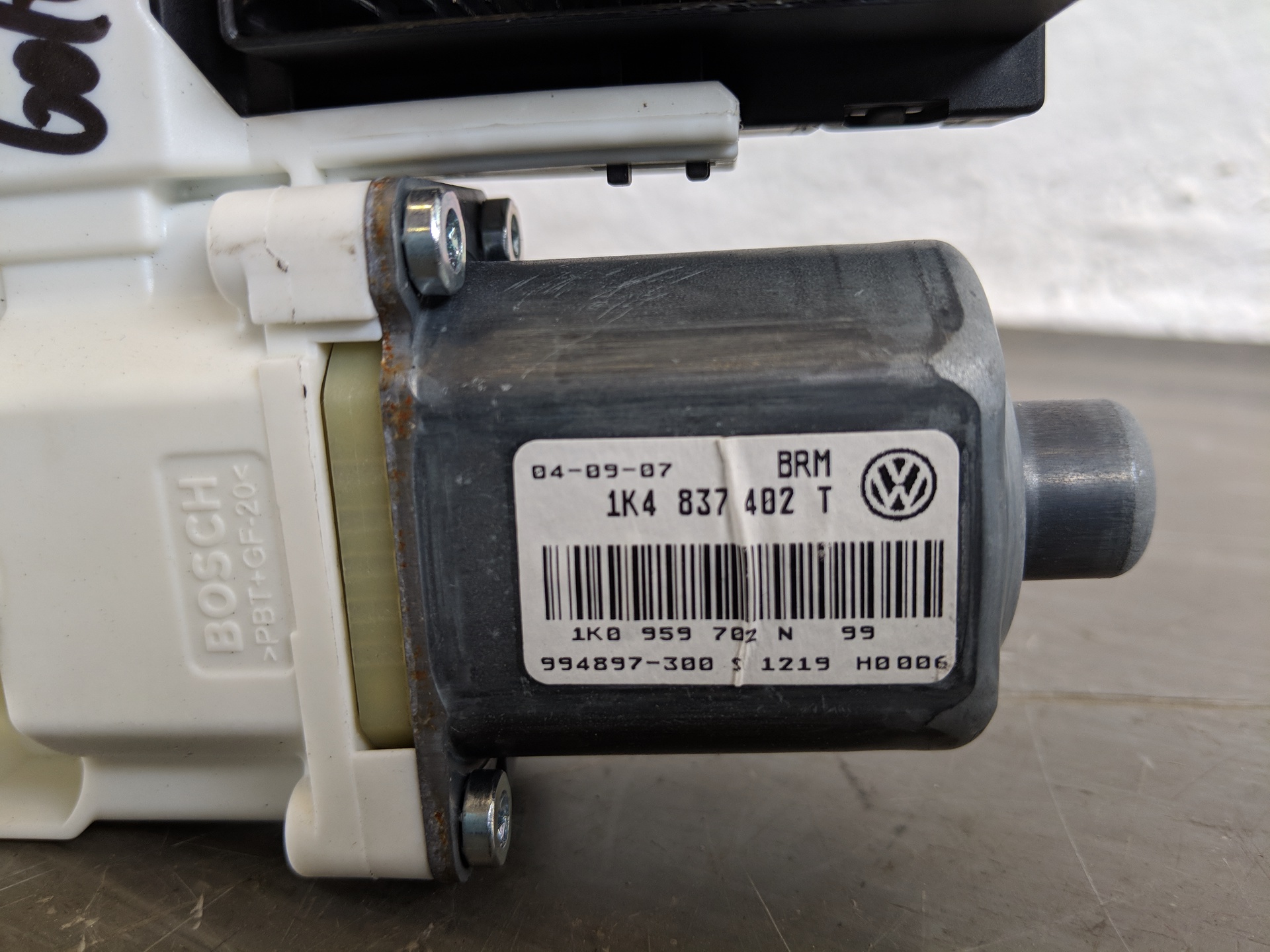 VW Golf 5 1K Bj07 Fensterhebermotor Motor Fensterheber 1K4837402T