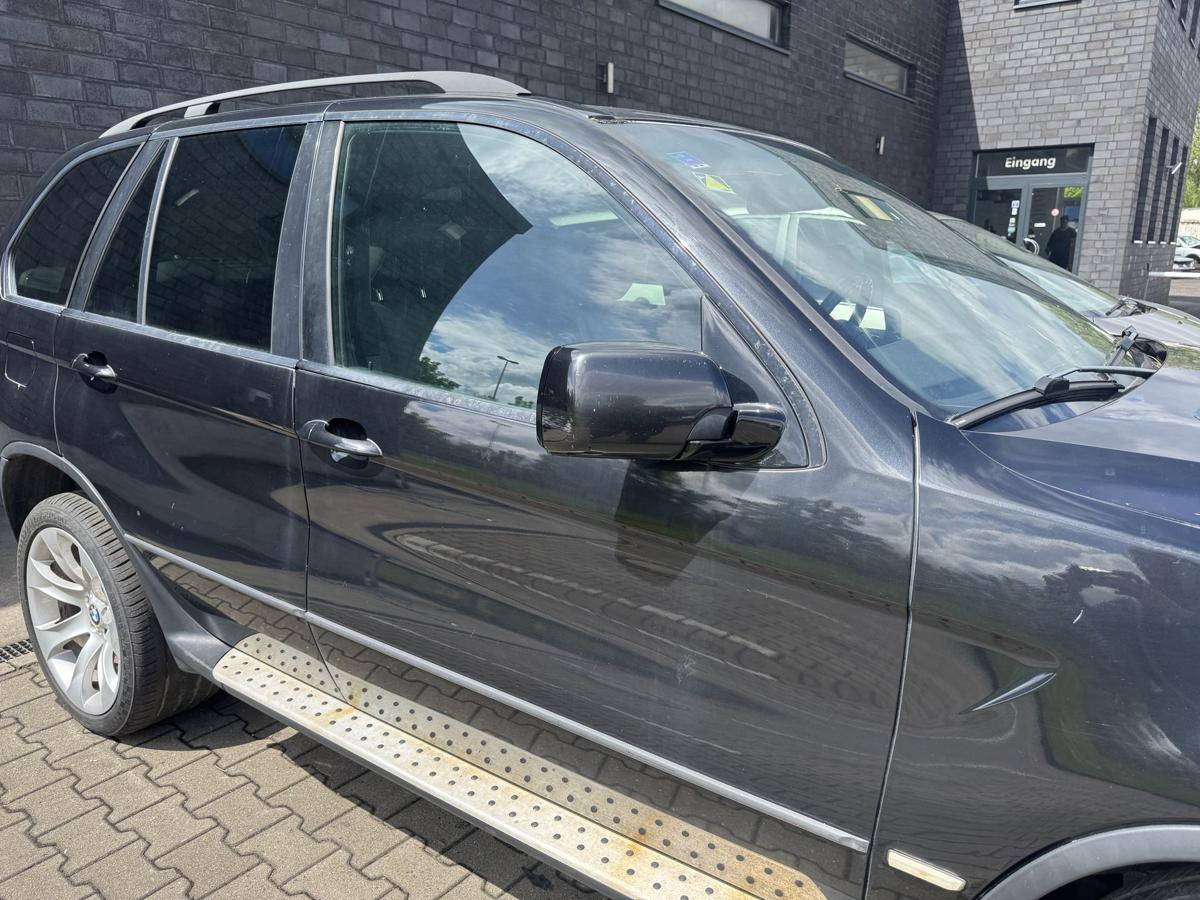 BMW X5 E53 original T&uuml;r vorn rechts 475 Blacksaphire Metallic Rohbau Bj.2003