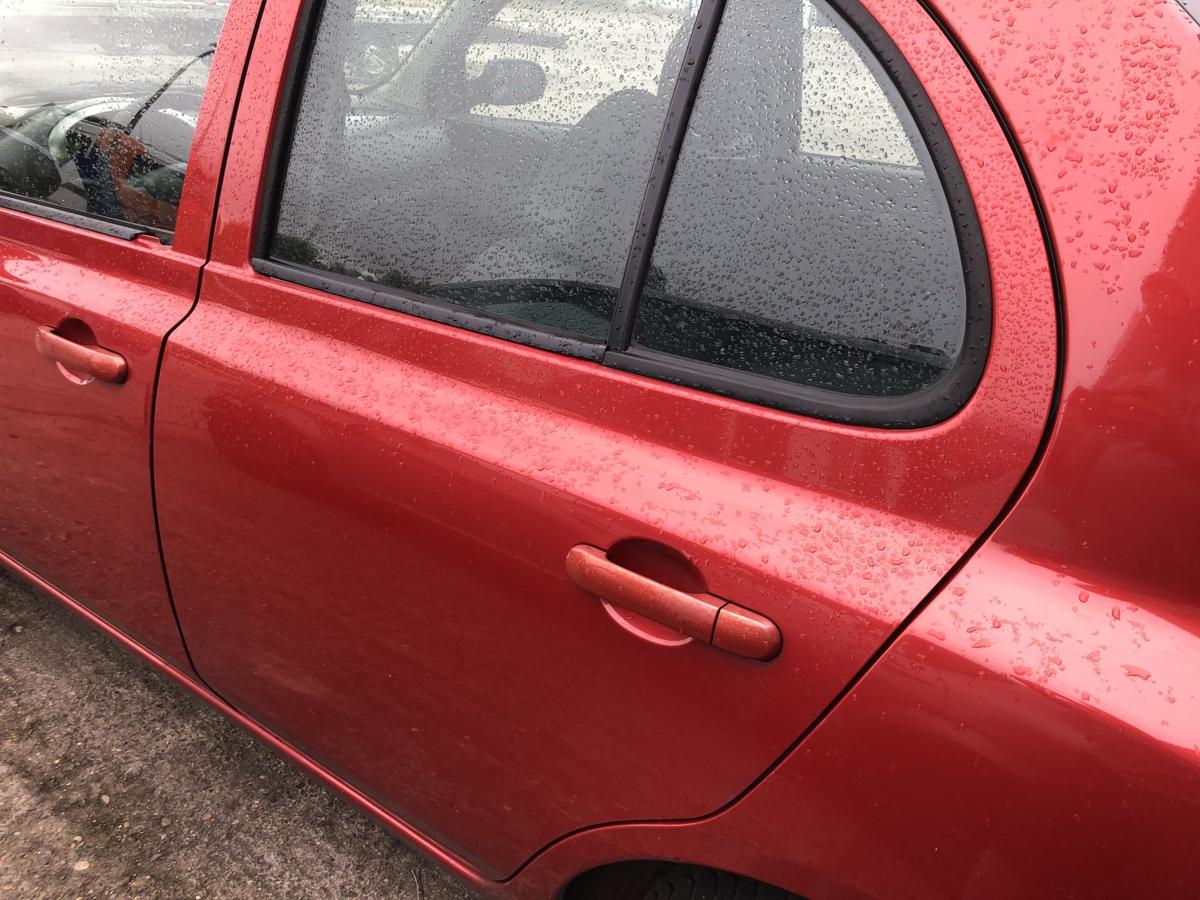 Nissan Micra K12 Tür hinten links Fondtür im Rohbau A32 Emotion Red