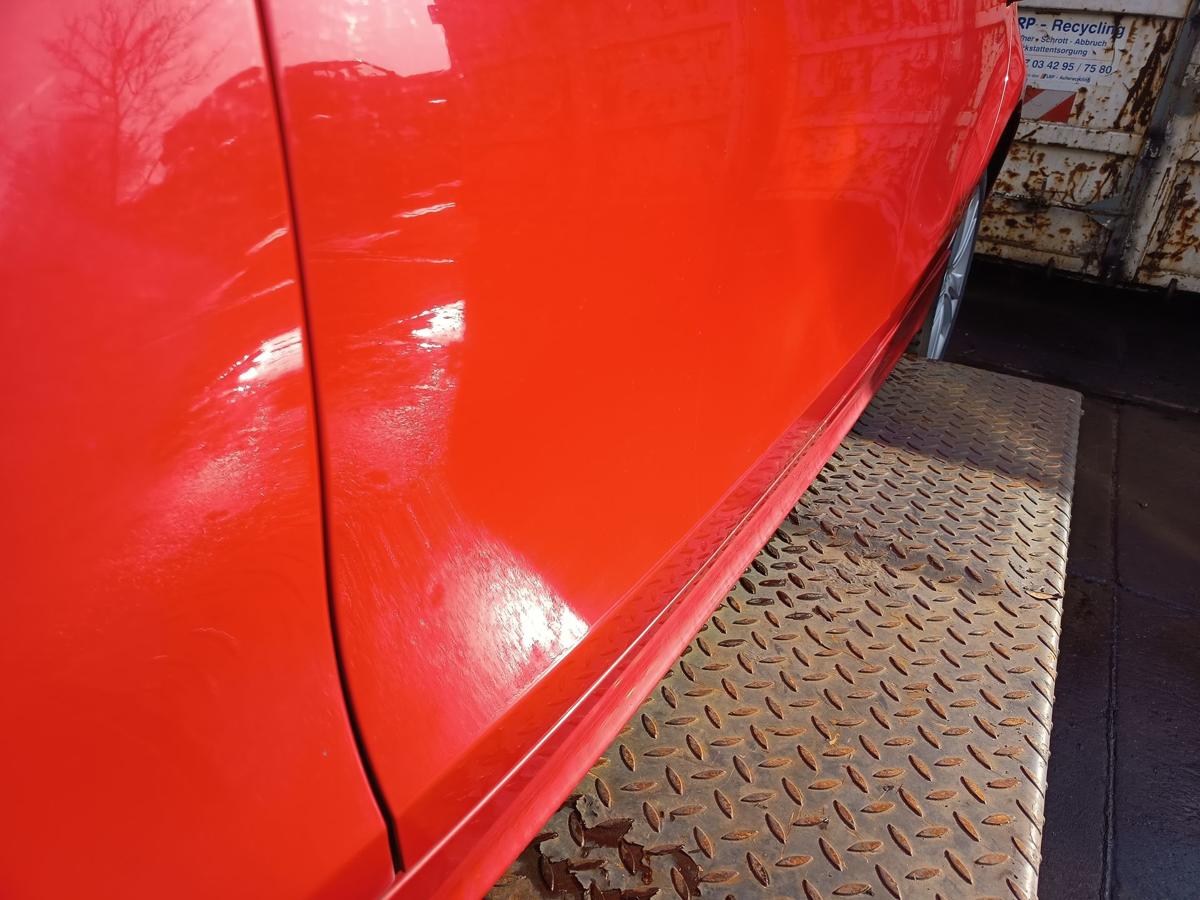 BMW E87 original T&uuml;r vorn links Fahrer Rohbau 438 Japanrot Bj 2005