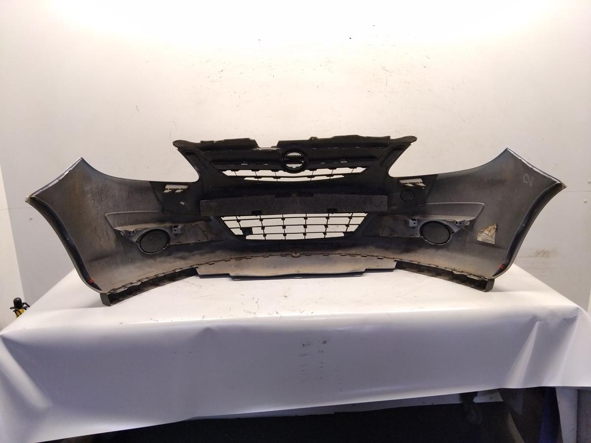 Opel Corsa D orig. Stoßfänger Stoßstange vorn 4MU Aeroblau Metallic Z21C BJ2009