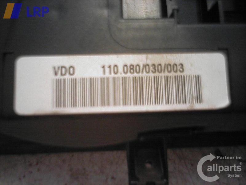 VW Sharan 7M Tacho Kombiinstrument 7M3920800C 110080030003 VDO BJ2000