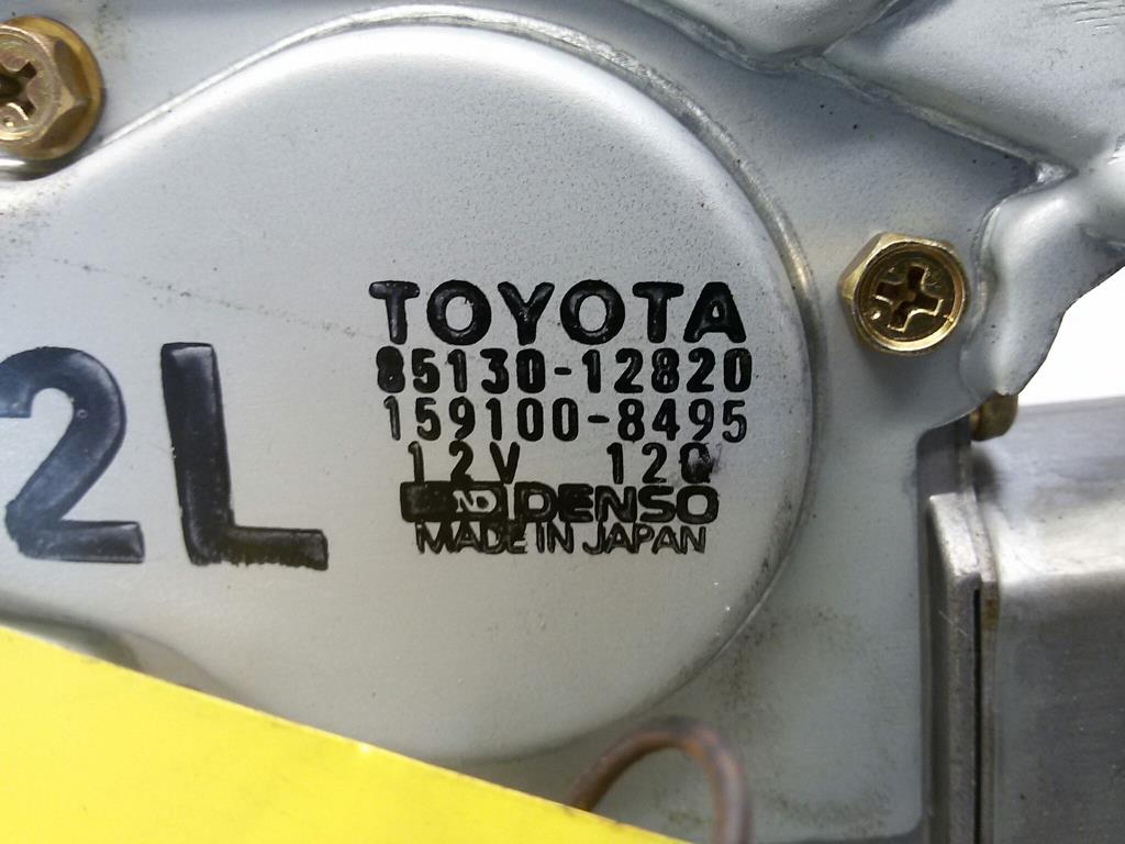 Toyota Corolla Compact E10 Heckwischermotor 8513012820 1591008495 DENSO BJ1996