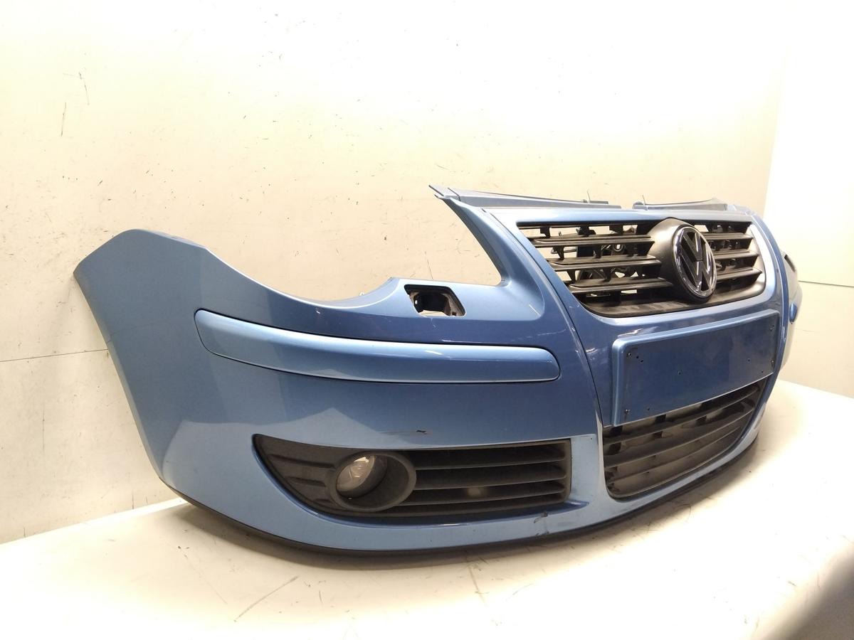 VW Polo 9N3 original Sto&szlig;stange Sto&szlig;f&auml;nger vorn SRA tossablaumetallic Bj.2008