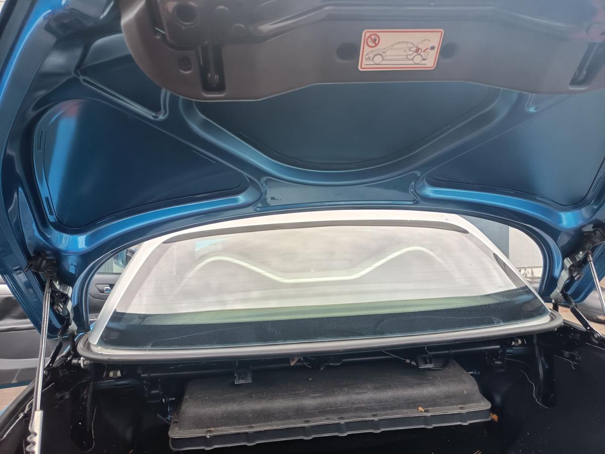 Opel Tigra Twintop original Heckklappe Deckel hinten Z21H Antiguablau Bj 2007