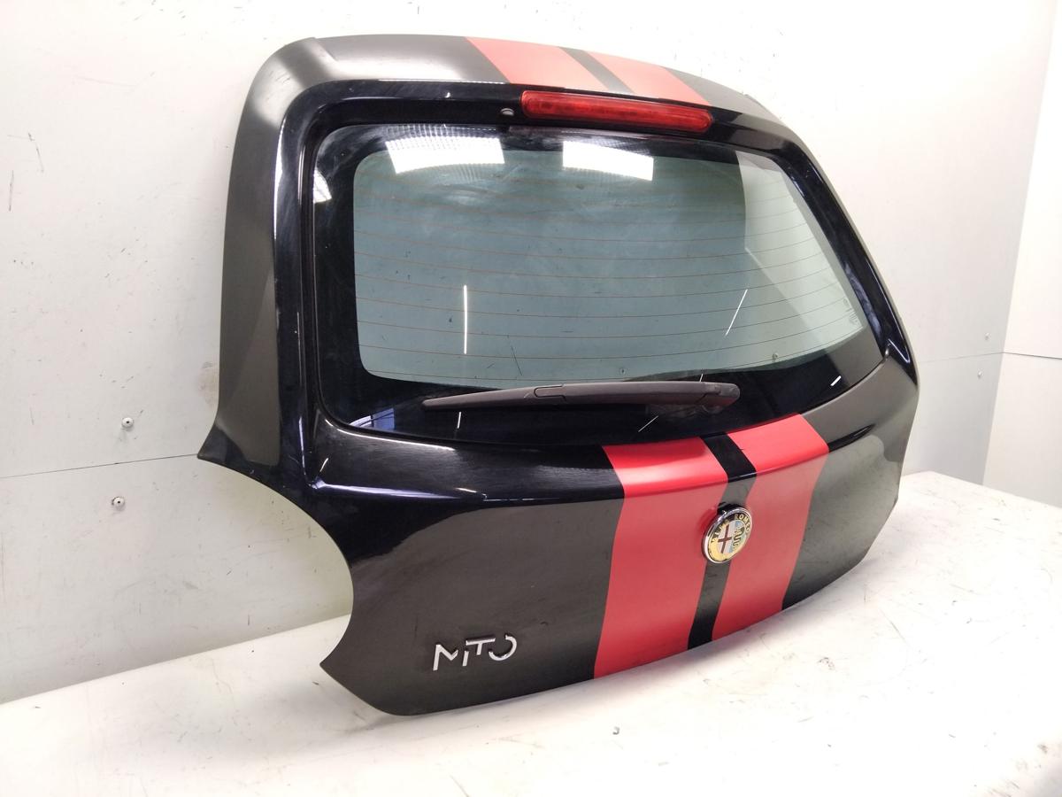 Alfa Romeo Mito 955 3-türig Heckklappe schwarz nero 601 inkl.Heckscheibe BJ2009