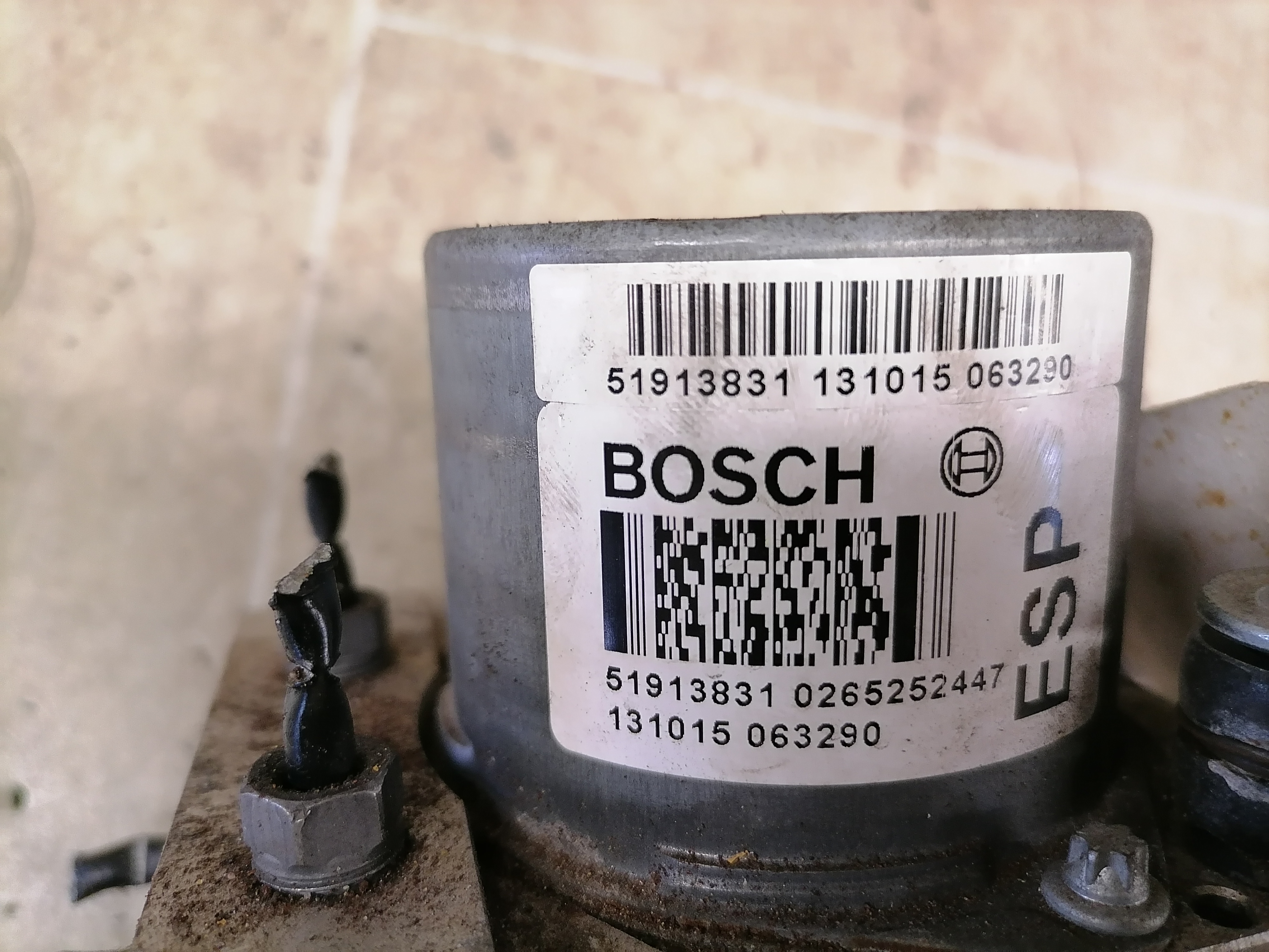 Fiat 500 BJ13 ABS Block Hydroaggregat 1.2 51KW 0265952099 Bosch