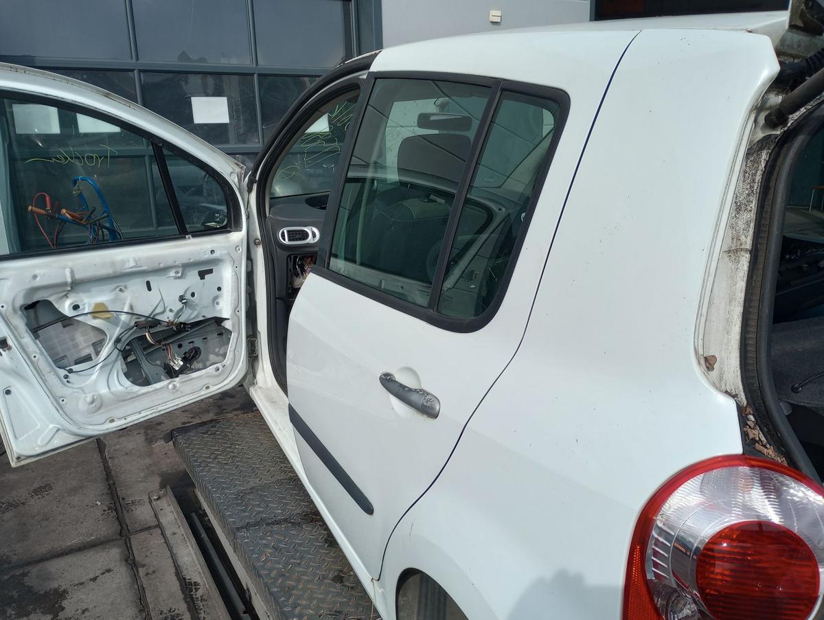 Renault Modus original Tür hinten links Fond OV369 Arktisweiss Bj 2006