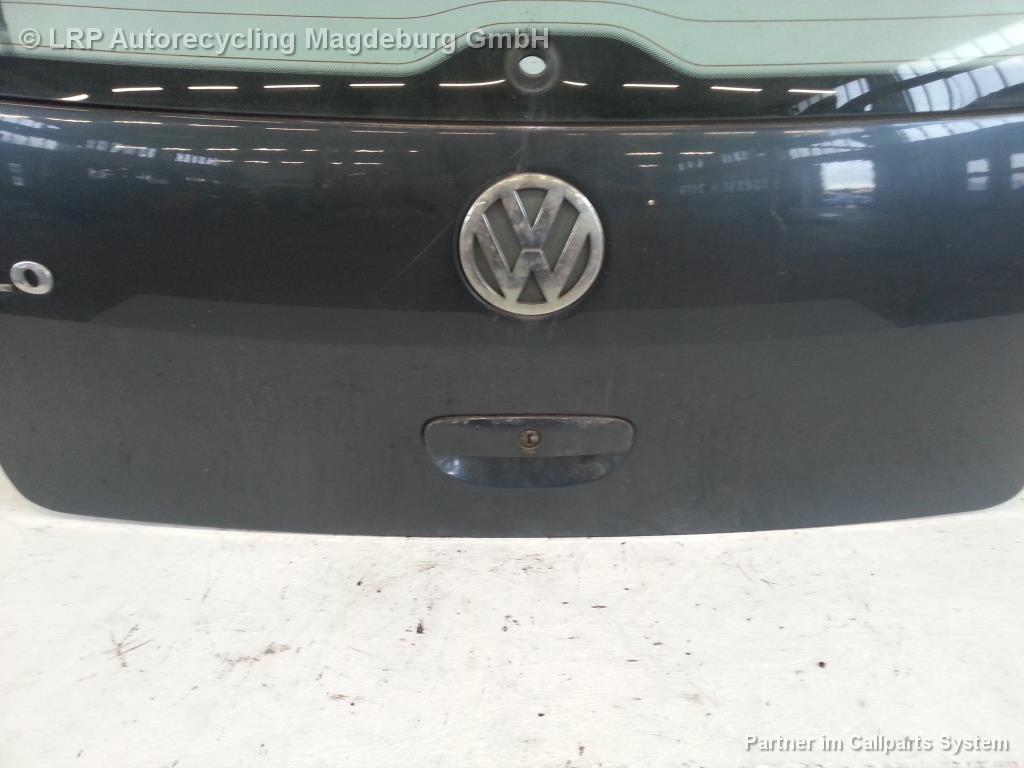 VW Polo 9N Bj.03 Heckklappe mit Scheibe Kofferraumklappe grau LC7V