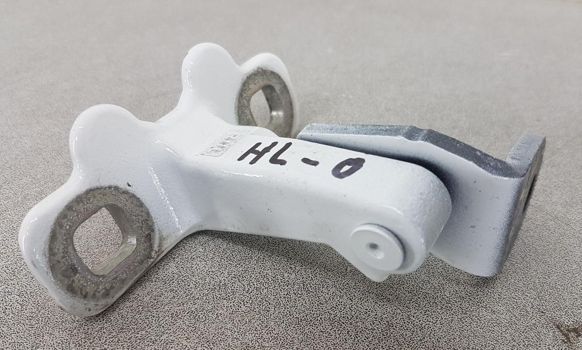 Tesla Model Y Satz T&uuml;rscharniere hinten links Bj2022 in PPSW White Water Pearl
