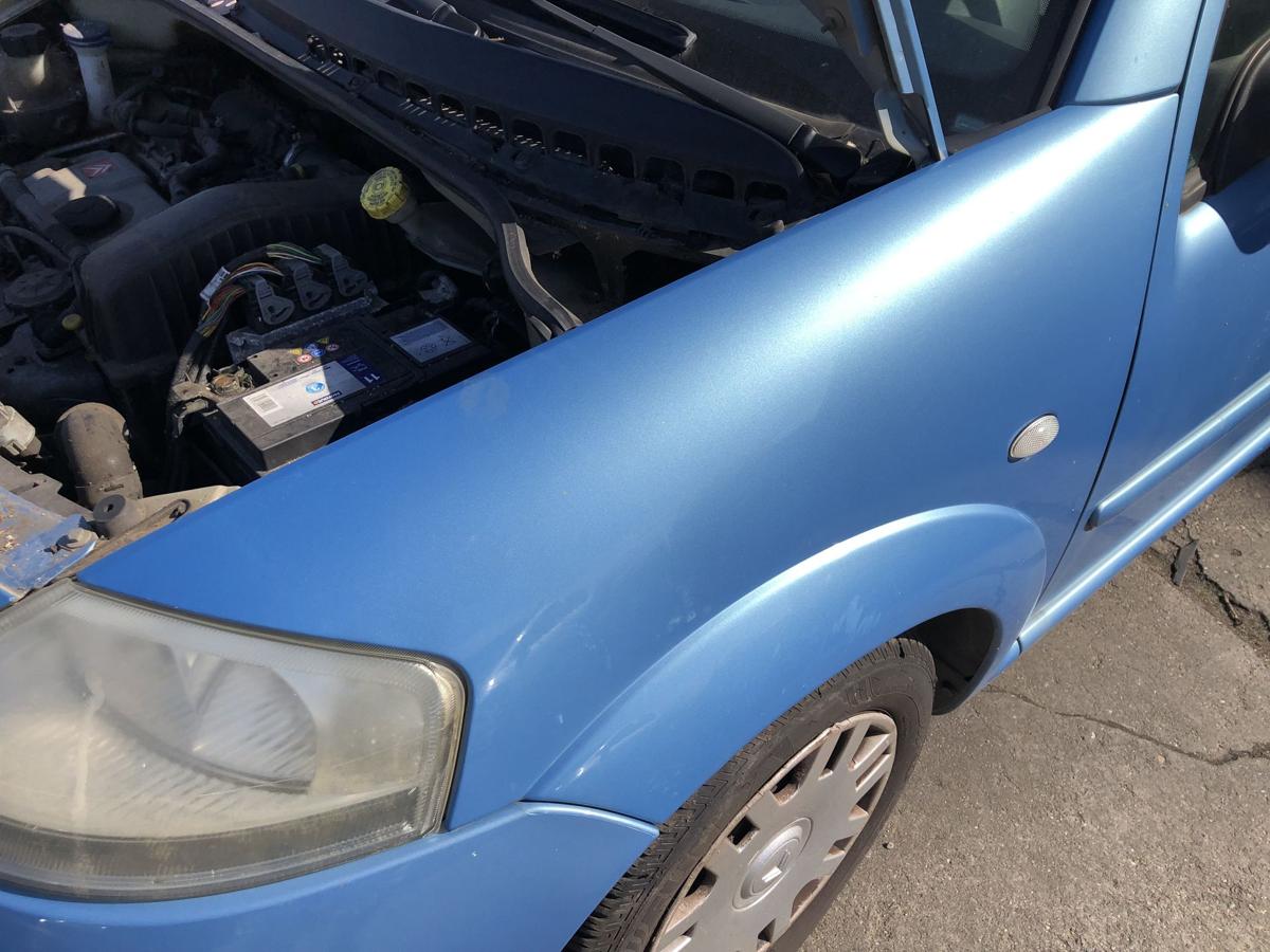 Citroen C3 Typ F Kotfl&uuml;gel vorn links Fahrerseite Fender KMY Lucia Blau Metallic