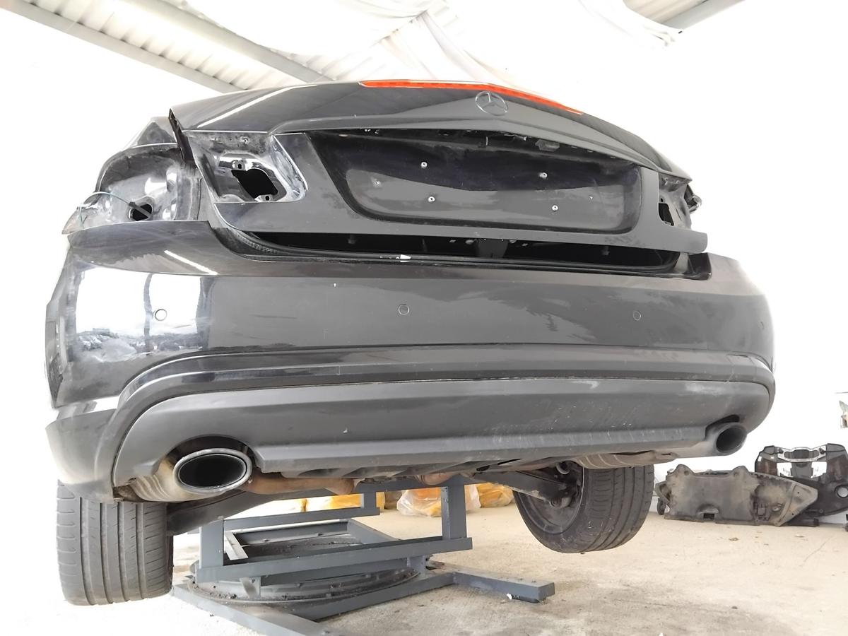 Mercedes E-Klasse Coupe C207 orig.Stossfänger Stoßstange hinten PDC BJ2009 197 obsidianschwarzmetallic