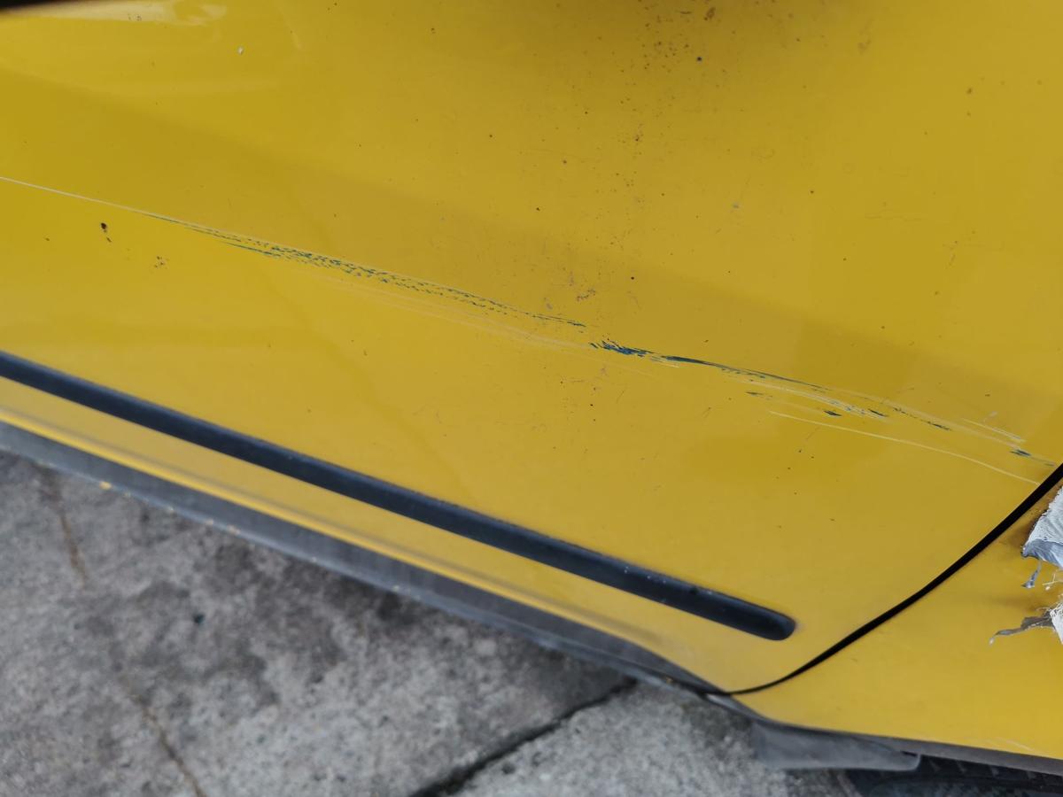 VW Caddy 2K Beifahrertür Tür Autotür Rohbautür vorn rechts ginstergelb R132 TEXT