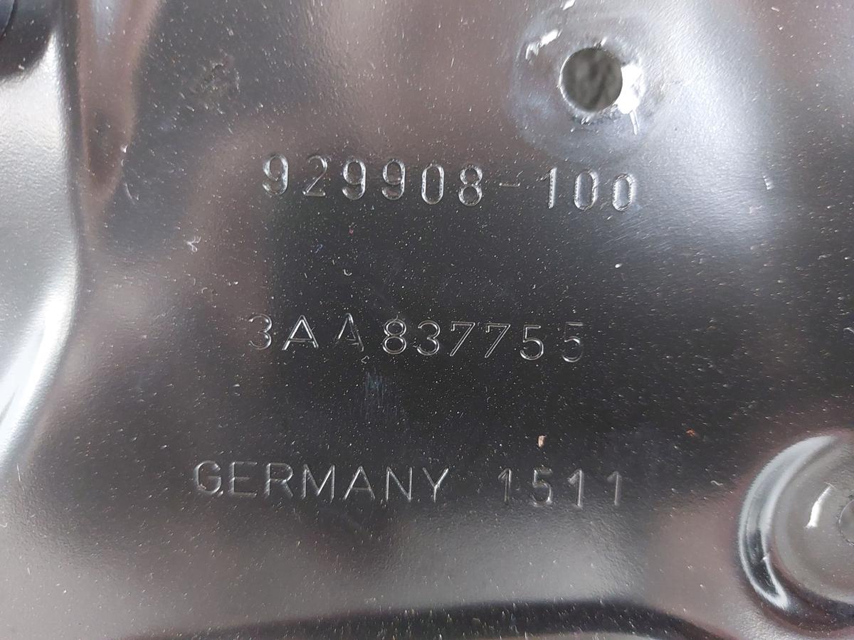 VW Passat 3C B7 Variant Fensterheber vorn links Motor Mechanik Grundplatte