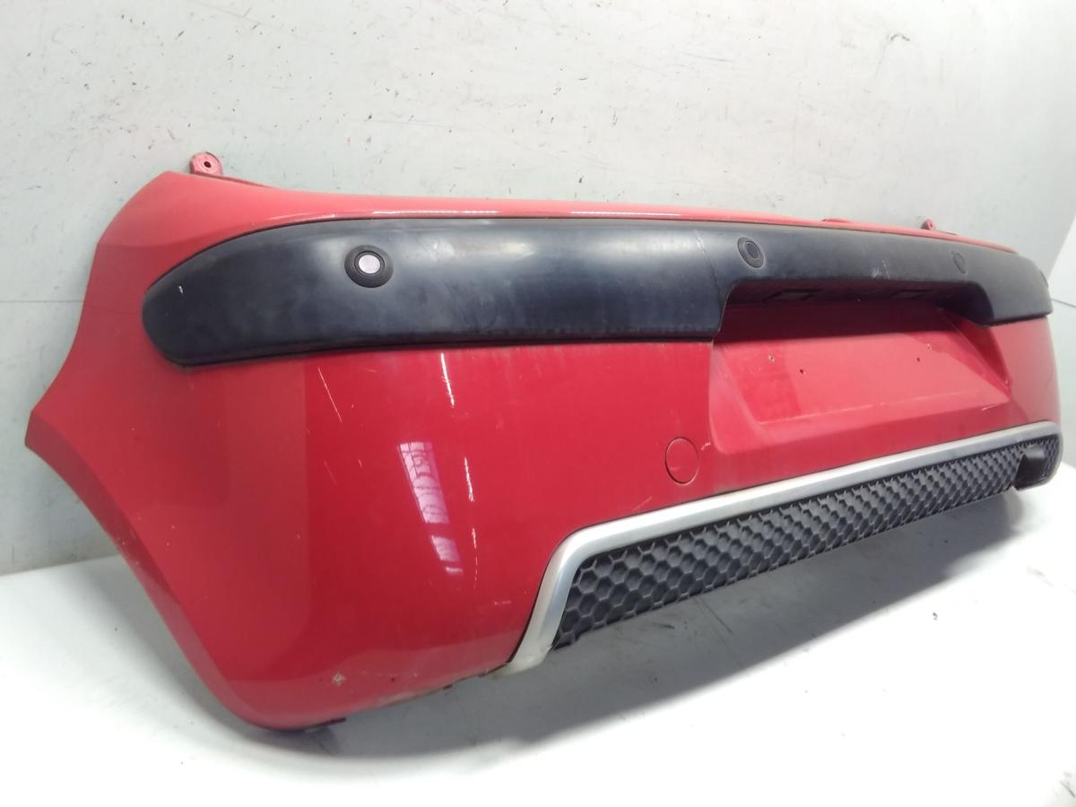 Peugeot 1007 original Stoßfänger Stoßstange hinten Sport rot mit PDC Bj.2005