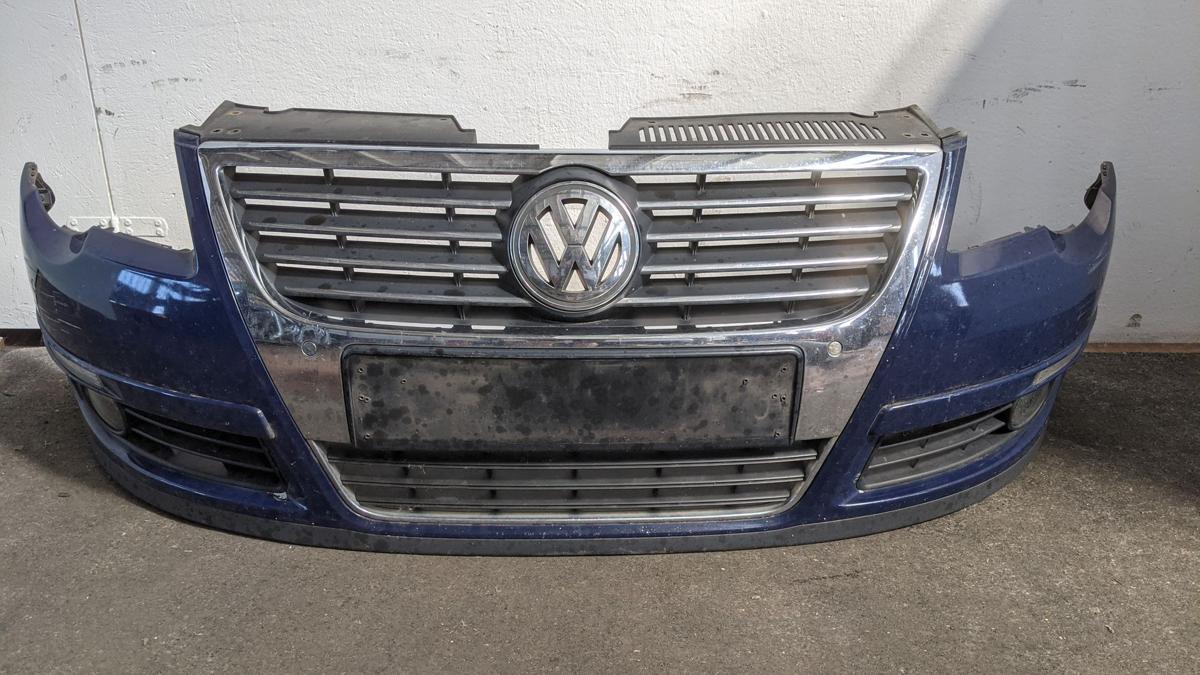 VW Passat 3C B6 Stossfänger Stossstange Bumper vorn PDC NSW LA5E Maritimblau