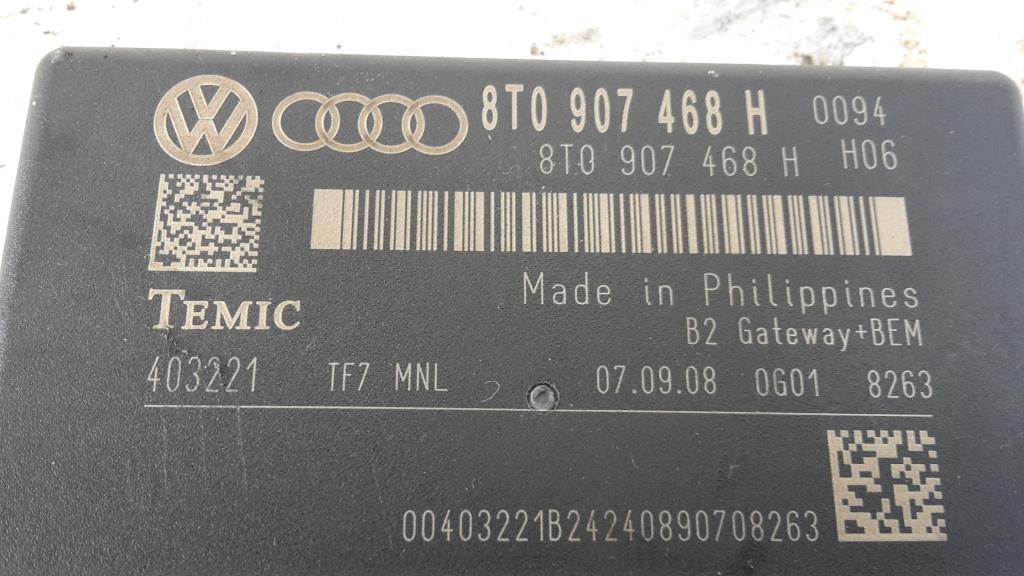 Audi A4 B8 8K Bj.08 Steuergerät Gateway 8T0907468H TEMIC