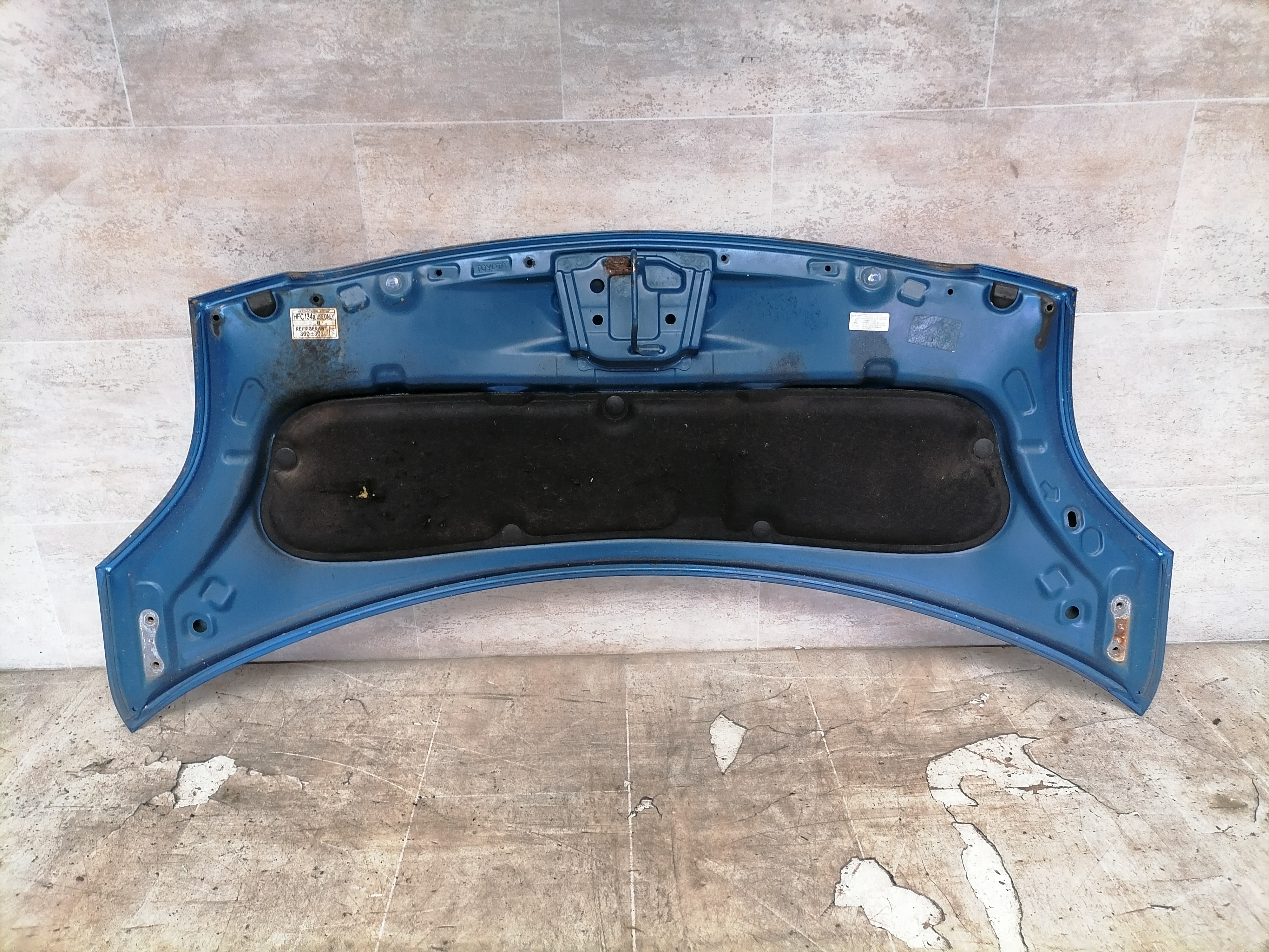 Toyota Yaris 05-09 Motorhaube Frontklappe Deckel vorn Blau Frankreich!