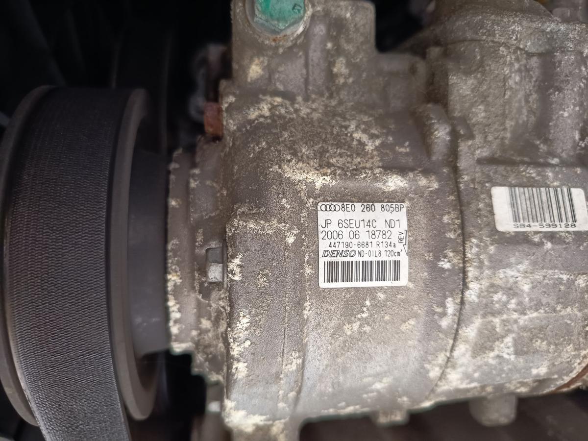 Audi A4 B7 original Klimakompressor AC 8E0260805BP Bj 2007