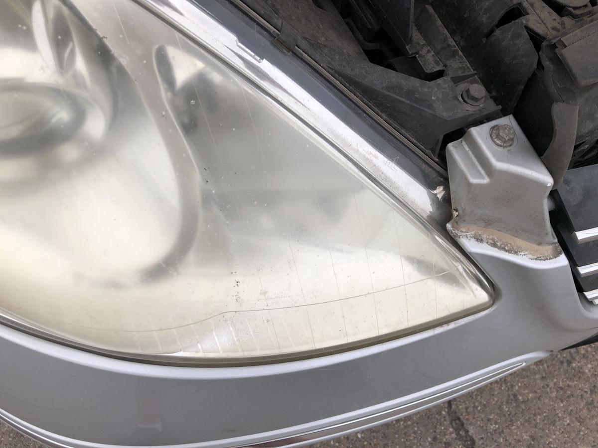 Mercedes A-Klasse W169 Scheinwerfer rechts Hauptscheinwerfer Halogen Tr&uuml;bung