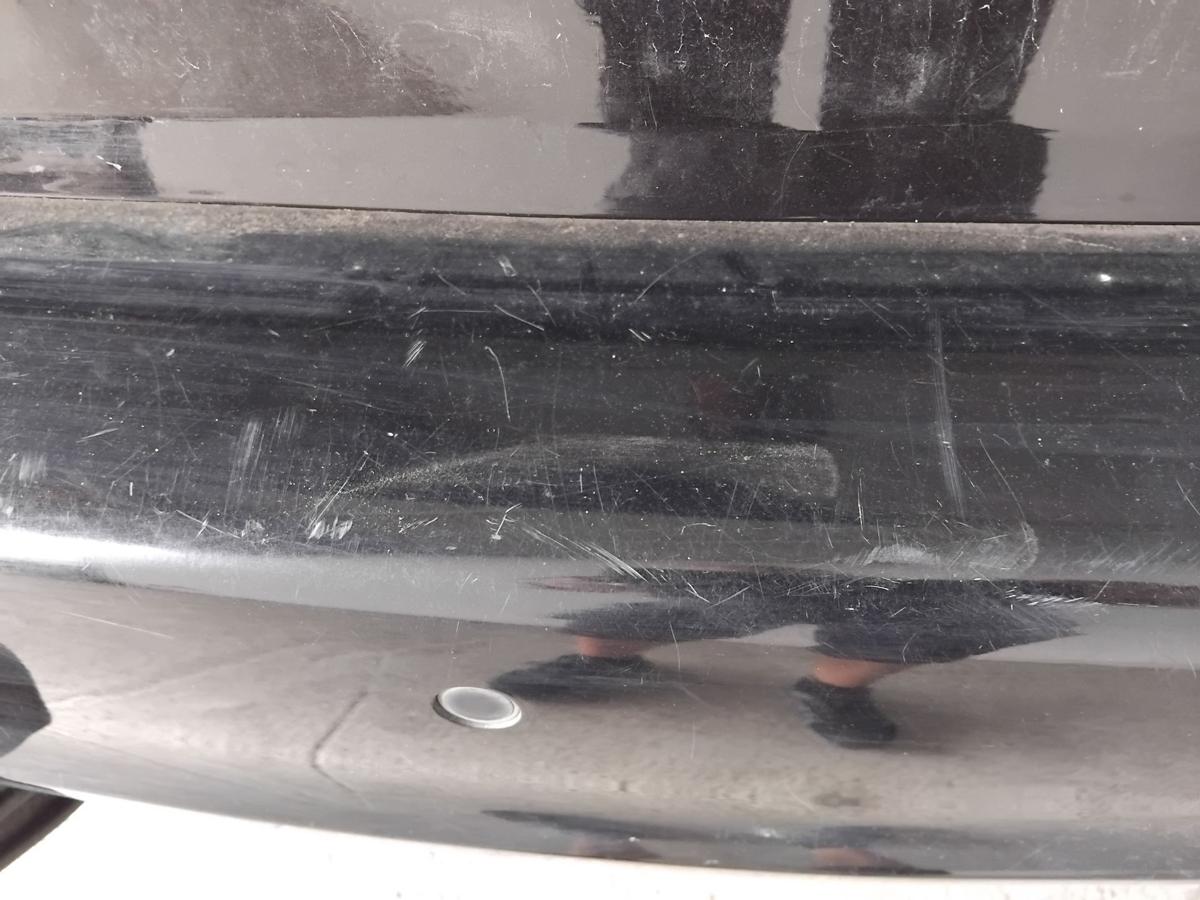 VW Golf 5 Variant original Sto&szlig;f&auml;nger Sto&szlig;stange hinten mit PDC BJ2007 LC9X Deep Black