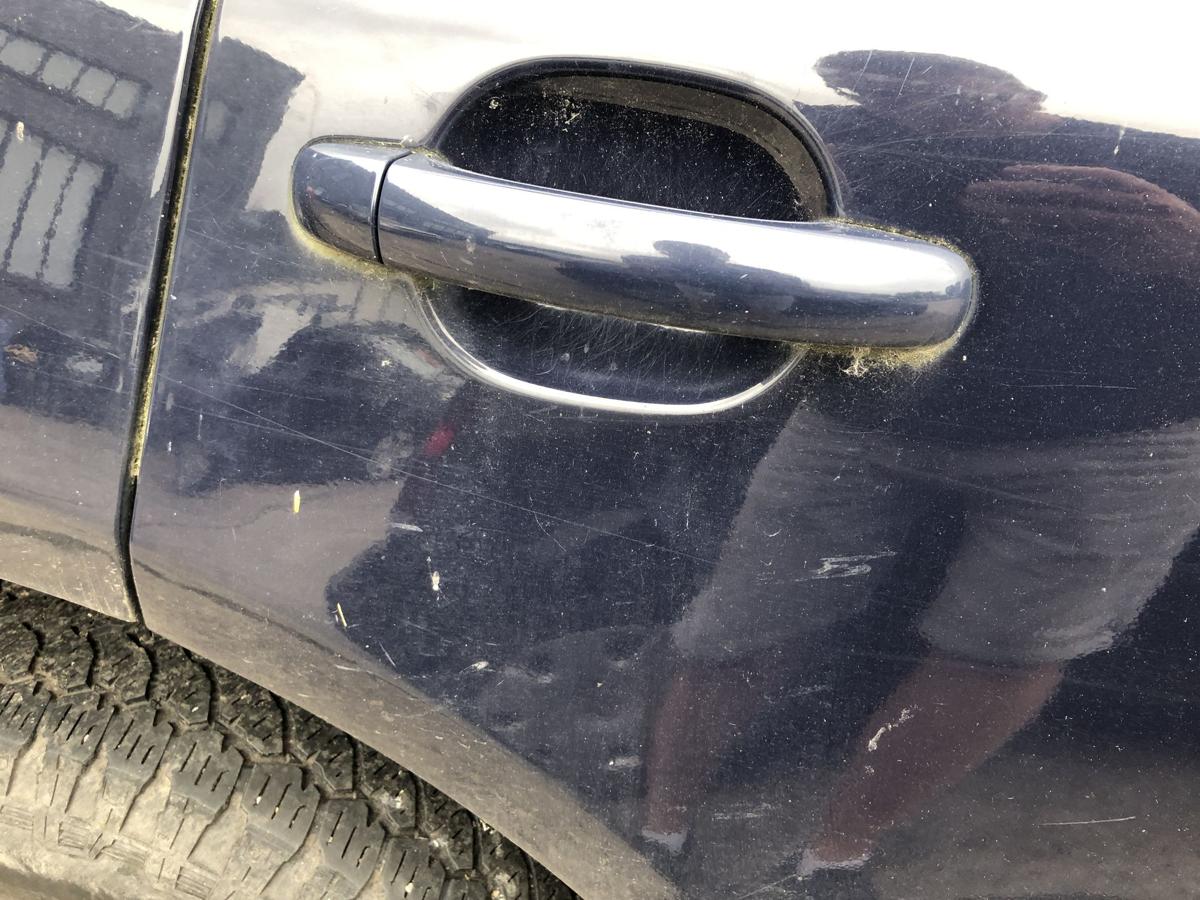 VW Touareg 7L T&uuml;r hinten rechts Fondt&uuml;r im Rohbau LA5G Perlblau