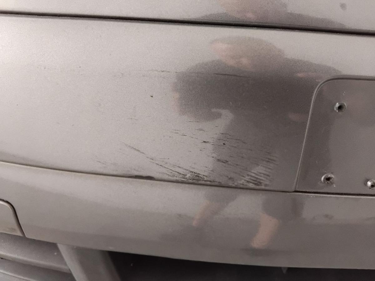 VW Touran 1T original Stoßstange Stossfänger vorn SRA BJ2004 LD7X platinumgrau