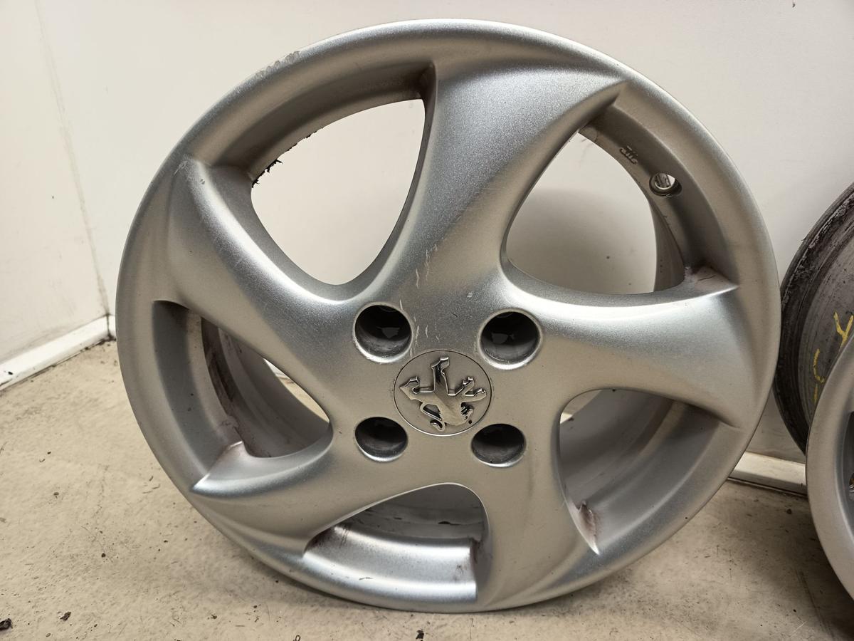 Peugeot 206cc original Satz Alufelgen 6x15 ET28 Bj 2006
