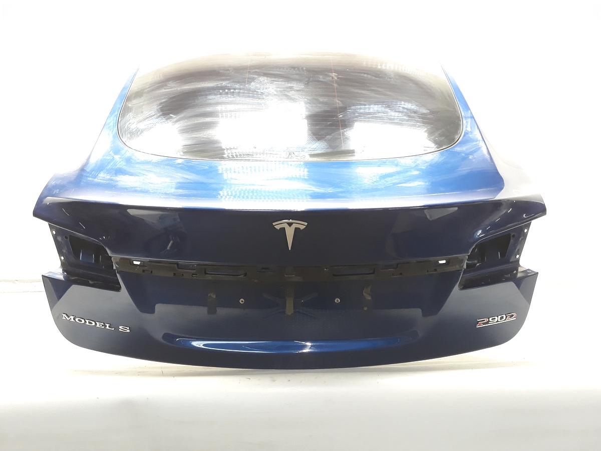 Tesla Model S original Heckklappe mit Heckscheibe blaumetallic PPSB Bj.2015