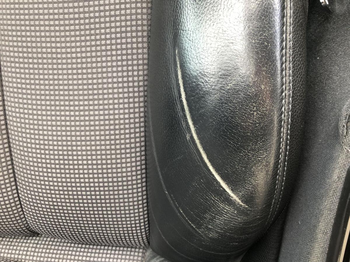 Mercedes E Klasse W211 Sitz vorn links Fahrersitz Teilleder Stoff Heizung