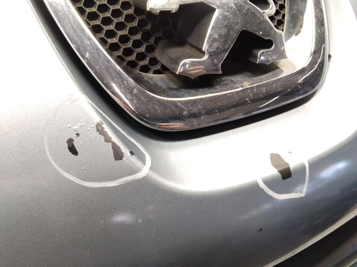Peugeot 207 original Sto&szlig;stange Stossf&auml;nger vorn KGZ Inari Blau Facelift BJ2010