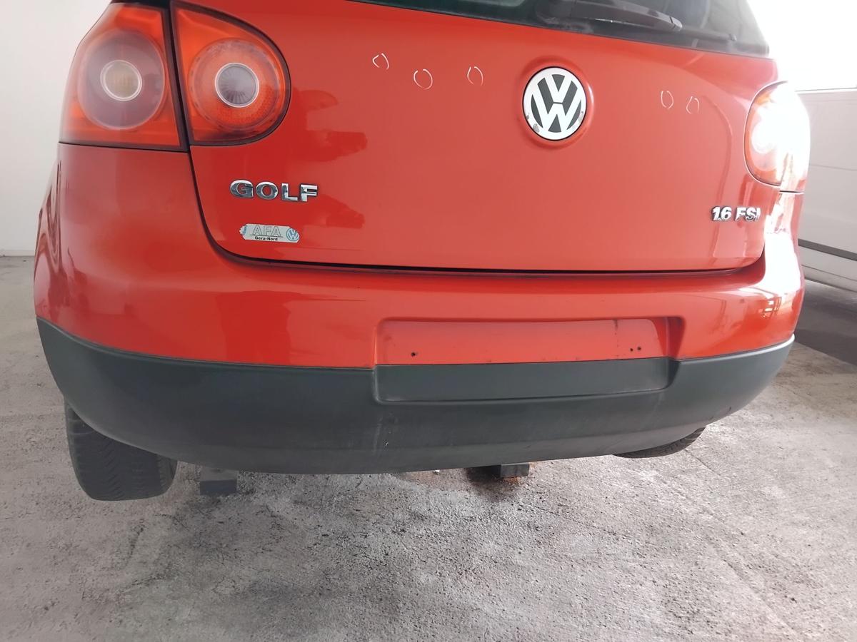 VW Golf 5 1K orig.Stossfänger Stoßstange hinten tornadorot LY3D Fließheck BJ2004