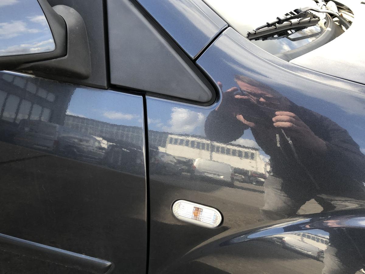 Ford Fiesta JD JH MK6 Kotfl&uuml;gel vorn rechts Beifahrerseite ab 2005 Royalgrau