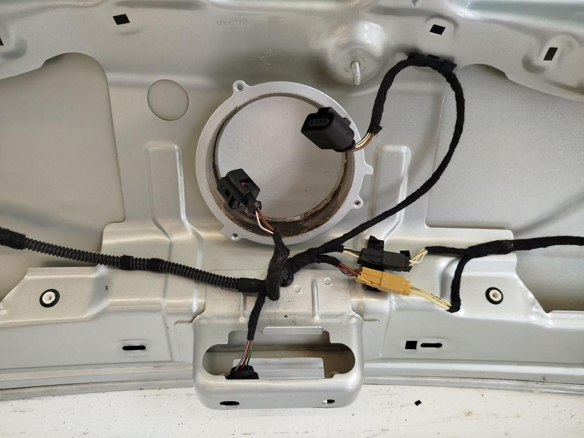 VW Polo 6R Heckklappe Kofferklappe Kofferraumdeckel Heckscheibe LA7W silber