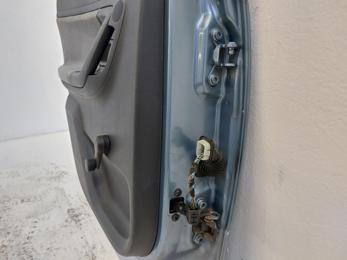 Skoda Fabia 5J T&uuml;r hinten links Fondt&uuml;r 5-t&uuml;rer 2006-2014 LF5X grau Delle