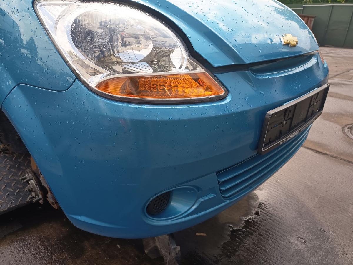 Chevrolet Matiz M200 orig Stoßfänger Stoßstange vorn 12U Ocean Blue Bj 2008
