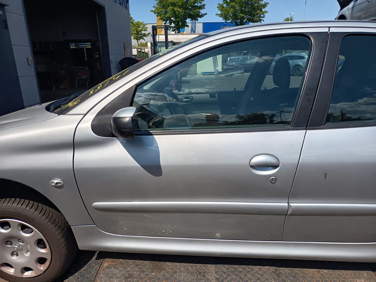Peugeot 206 orig Tür vorn links Fahrertür 5trg EZR Silber Bj 2005