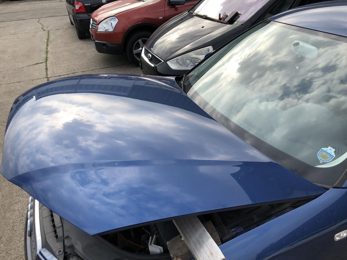 Audi A3 8P ab05 Motorhaube Haube Klappe Deckel vorn LZ5C Mauritius Blau Met 3-T