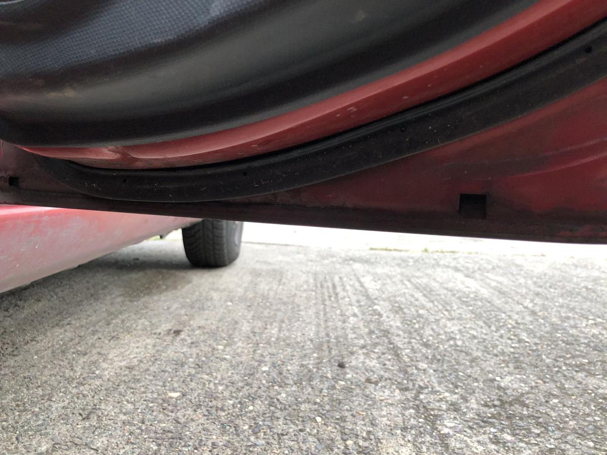 Nissan Micra K12 Tür vorn rechts Beifahrertür 5 türer A32 Emotion Red Rohbau