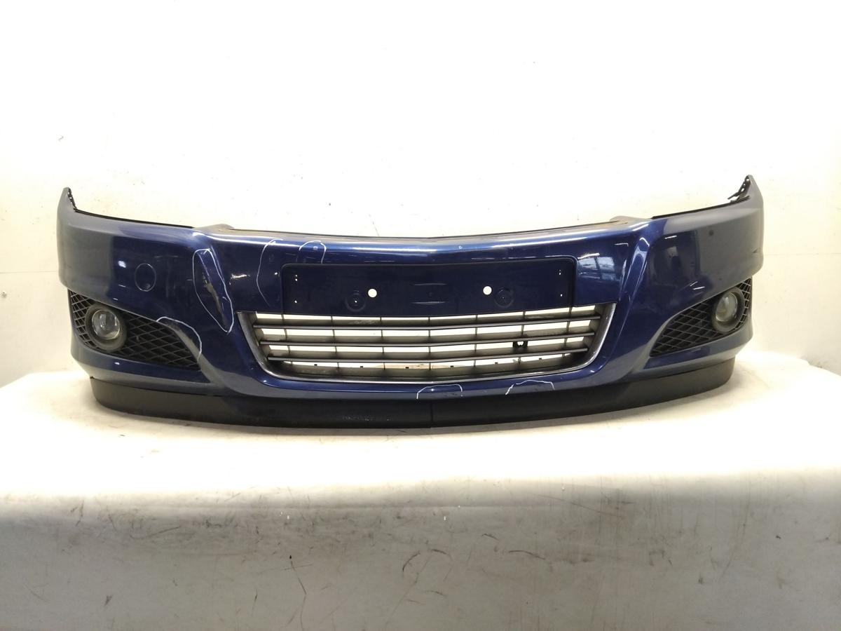 Opel Astra H Facelift original Sto&szlig;f&auml;nger Sto&szlig;stange vorn Z21B Ultrablau BJ2007