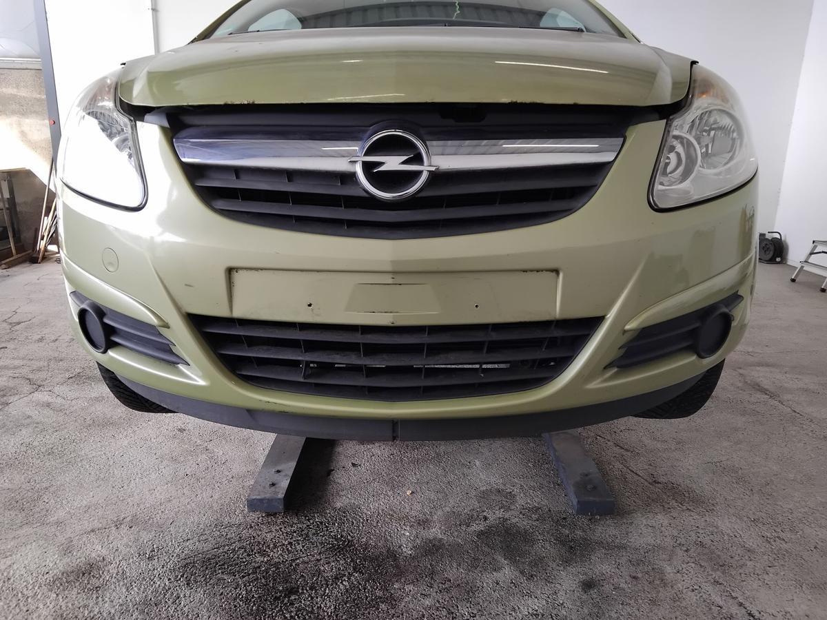 Opel Corsa D original Sto&szlig;stange Sto&szlig;f&auml;nger vorn Z30E Green Tea Metallic BJ2006