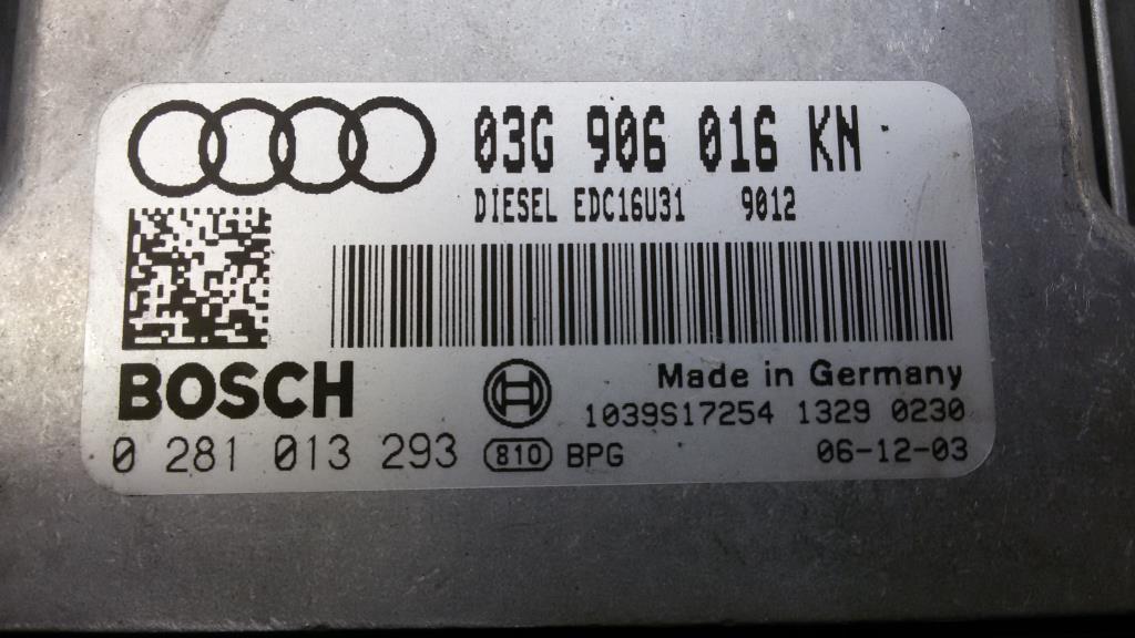 Audi A4 Steuergerät Motor BPW 03G906016KN BJ2007