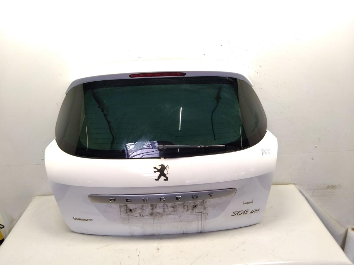 Peugeot 308 SW Kombi Heckklappe weiss mit Heckscheibe Bj.2008