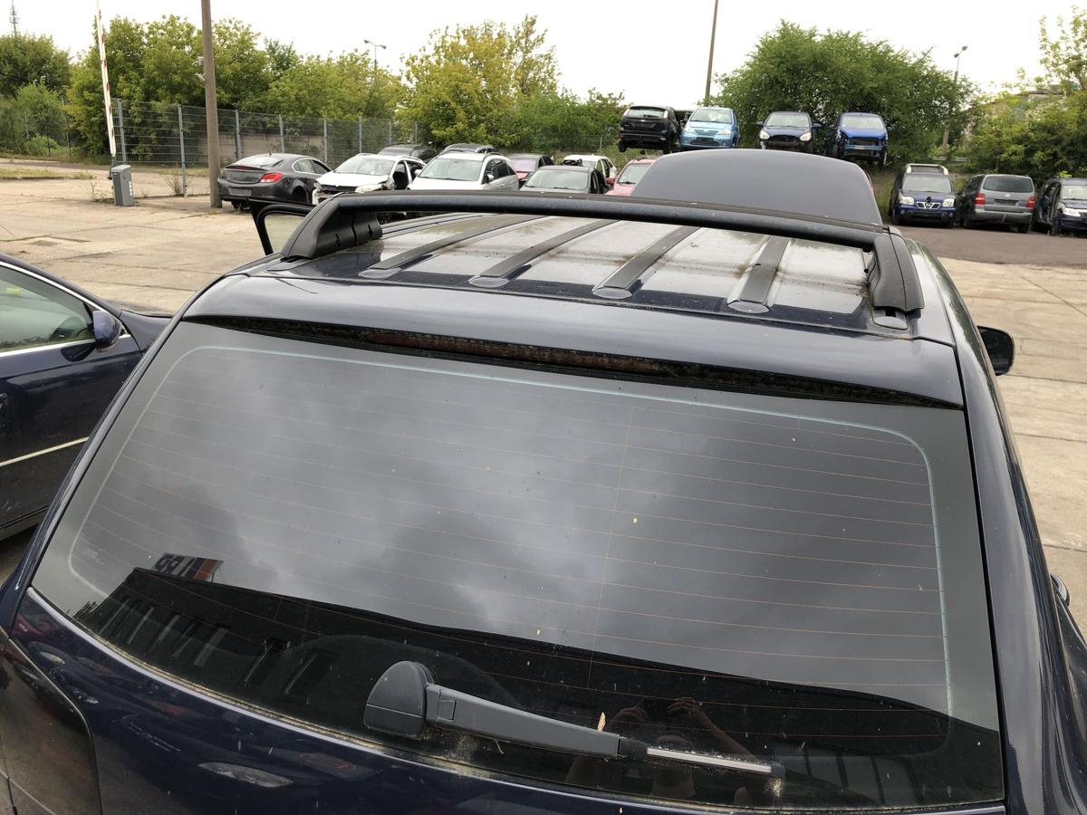 VW Touareg 7L Heckklappe mit Heckscheibe im Rohbau LA5G Perlblau 02-06