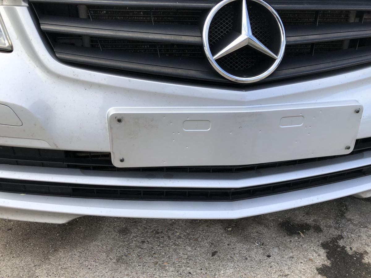 Mercedes W169 A Klasse Mopf Sto&szlig;f&auml;nger vorn Frontsch&uuml;rze Nebel 761 Polarsilber